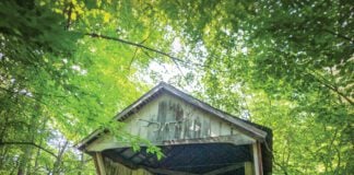 Traders Point Covered Bridge, Indianapolis, Indiana. (Photo provided/Indiana Landmarks)