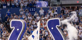 Denver Broncos at Indianapolis Colts NFL Football Game, Week 2 of 2025-26 Season.