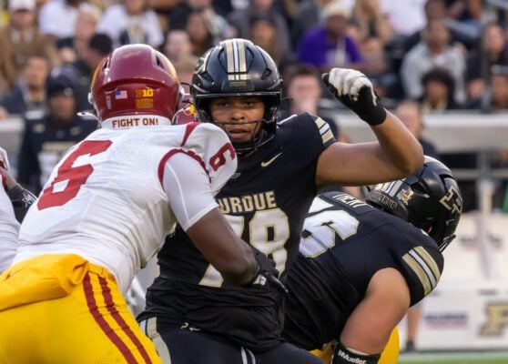 Purdue University and the University of Southern California (USC) NCAA Big Ten men's football game September 2025.