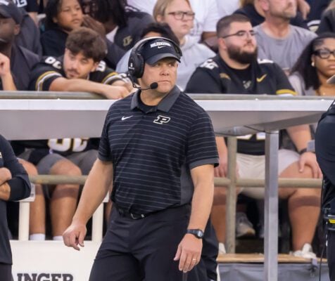 Purdue University and the University of Southern California (USC) NCAA Big Ten men's football game September 2025.