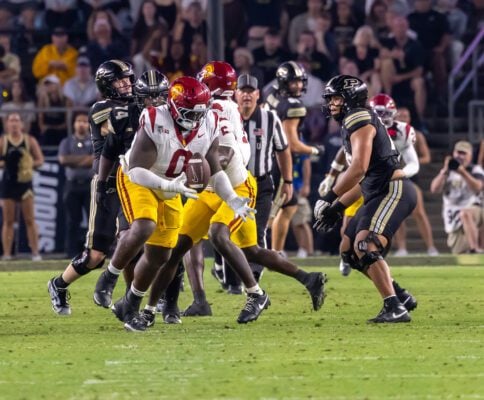 Purdue University and the University of Southern California (USC) NCAA Big Ten men's football game September 2025.
