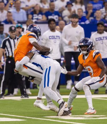 Denver Broncos at Indianapolis Colts NFL Football Game, Week 2 of 2025-26 Season.