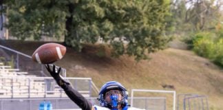 Shortridge High School versus Washington High School football IHSAA 2025.