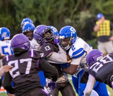 Shortridge High School versus Washington High School football IHSAA 2025.