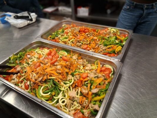2025 Cooking Workshop and Lead Prevention community event held at Douglass Park to teach community members how to combat lead absorb ion with certain meals.