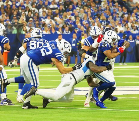 Scenes from the Indianapolis Colts versus the Tennessee Titans NFL game, held on October 26, 2025, at Lucas Oil Stadium, in downtown Indianapolis, Indiana. (Photo/David Dixon)