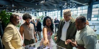 L to R: Gary Gee, Alan Bacon, Mali Bacon, Tyrese Haliburton, and at BUTTER 5. (Photo provided)