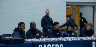 Indiana Pacers players and staff interacting with the community at the event held at Haughville Park in Indianapolis.