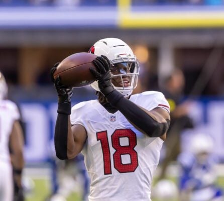 Indianapolis Colts Arizona Cardinals NFL football game 2025-26 season in October of 2025 in downtown Indianapolis, Indiana.