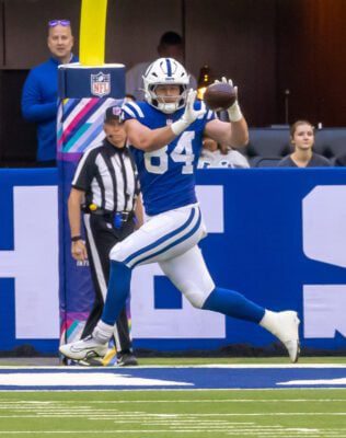 Indianapolis Colts Arizona Cardinals NFL football game 2025-26 season in October of 2025 in downtown Indianapolis, Indiana.