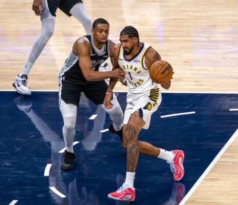 Indiana Pacers San Antonio Spurs October 2025 NBA preseason basketball game.