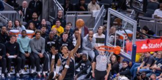 Indiana Pacers San Antonio Spurs October 2025 NBA preseason basketball game.
