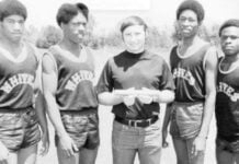 1973 relay team among Indiana Track & Field Hall of Fame honorees The Whiteās Institute 4X440 relay team included Coach Charles Gaither and athletes John Maggott (ā73), James Brasher (ā74), Nike McDonald (ā73) and Elix Brewer (ā73). (Photo provided/Indiana Track and Field Museum)