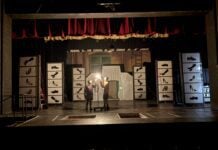 Haunted Hoosier history: Ghosts, urban legends and the true crime craze  Footlite Musicals leaves out a ghost light onstage for any spirits who may haunt the Hedback Theatre at night. (Photo provided/Nicole Sherlock)