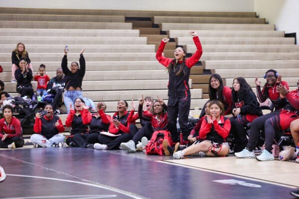 Beech Grove High School versus North Central High School Girl's Wrestlin in Indiana on November 2025.