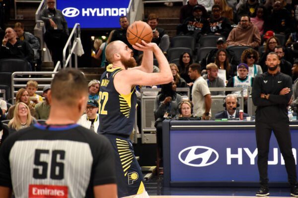 Charlotte Hornets and Indiana Pacers NBA professional basketball game at Gainbridge Fieldhouse in downtown Indianapolis, Indiana in November of 2025. Photo taken by Tiffany Nmose of the Indianapolis Recorder and Indiana Minority Business Magazine.