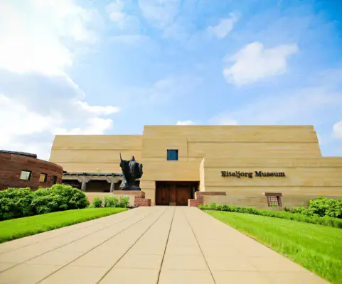 Exterior of the Eiteljorg Museum in Indianapolis. (Photo/Jessica Strickland Photography via Eiteljorg's website)