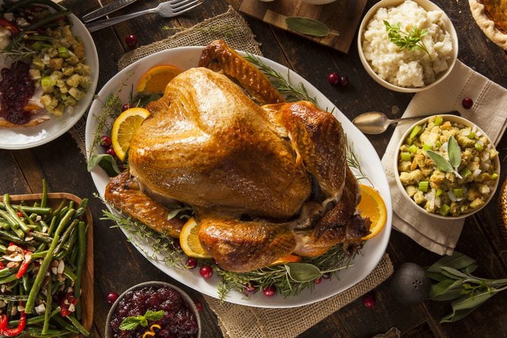 Whole Homemade Thanksgiving Turkey Thanksgiving 2025: Where to find a free turkey or meal in Indianapolis. (Photo/Getty Images)