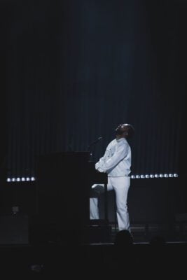 John Legend concert in Indiana in November of 2025, photo taken by Mia Moore of the indianapolis Recorder and Indiana Minority Business Magazine and their affiliates.