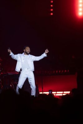 John Legend concert in Indiana in November of 2025, photo taken by Mia Moore of the indianapolis Recorder and Indiana Minority Business Magazine and their affiliates.