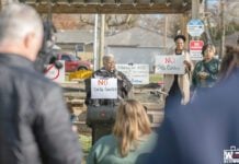 ‘We say no to the data center’ Elizabeth Gore, Protect Martindale Brightwood Coalition