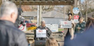‘We say no to the data center’ Elizabeth Gore, Protect Martindale Brightwood Coalition