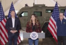 Noem announces 223 immigration arrests in roadway blitz with Indiana State Police U.S. Department of Homeland Security Secretary Kristi Noem speaks at a livestreamed Gary, Indiana, news conference on Thursday, Oct. 30, 2025. (Screenshot)