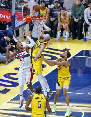 NBA Cup game between Indiana Pacers and Washington Wizards on November 28, 2025, Black Friday, at Gainbridge Fieldhouse, in Indianapolis. Photo taken by David Dixon of the Indianapolis Recorder Newspaper.