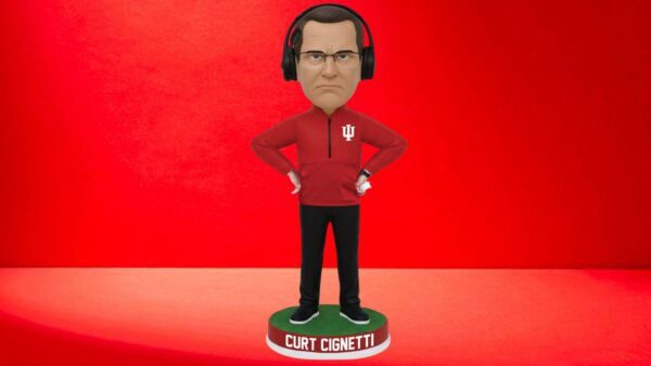 Second edition of the 2025 Curt Cignetti bobblehead. (Photo provided/Bobblehead Hall of Fame)