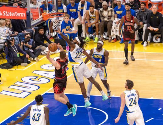 Chicago Bulls at Indiana Pacers NBA basketball game on November 29, 2025 at Gainbridge Fieldhouse, in downtown Indianapolis, IN. Photo taken by Walt Thomas of the Indianapolis Recorder.