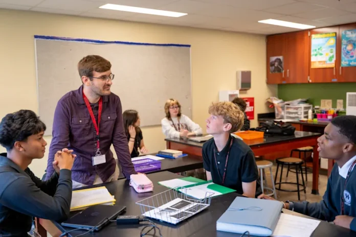 herron school Herron High School was one of 34 Marion County schools to receive funding from the Lilly Endowment, Inc. (Photo provided/Herron High School via website)