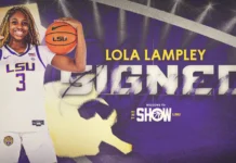 LSU guard and Indianapolis native (Lawrence Central High School) Lola Lampley, a 2025-26 commit to Louisiana State University women's basketball.