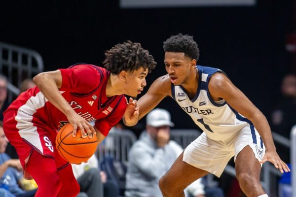 Butler University versus St. John's college basketball game in Indianapolis.