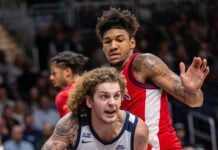 Butler University versus St. John's college basketball game in Indianapolis.