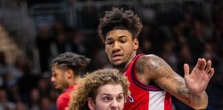 Butler University versus St. John's college basketball game in Indianapolis.