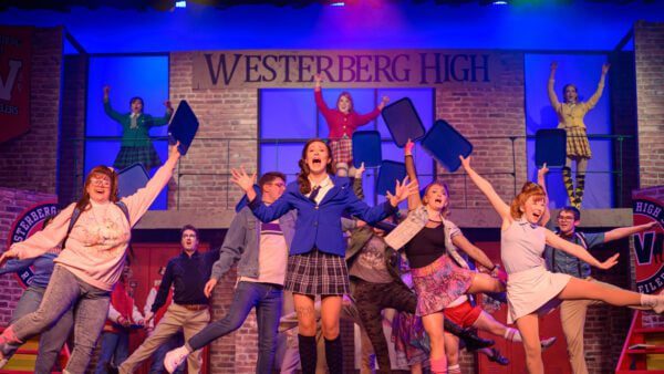 The cast of "Heathers" onstage at Footlite Musicals now through Jan. 25. (Photo/Stage Right Photography)