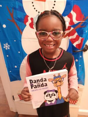 Jordan Leonard, 6, is the co-author of “Danda the Panda: Unexpected Friends." (Photo/Terri Roberts-Leonard)