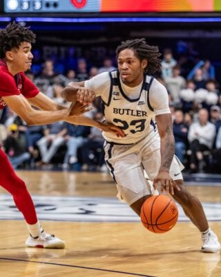 Butler University versus St. John's college basketball game in Indianapolis.