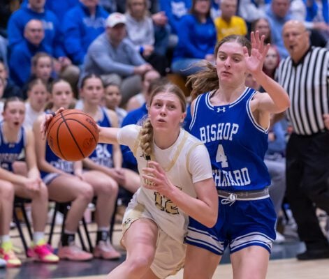 Cathedral versus Chatard High School girls basketball January 2026.
