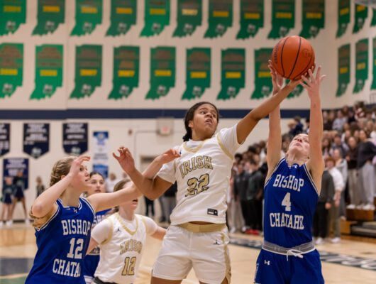 Cathedral versus Chatard High School girls basketball January 2026.