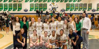 Cathedral versus Chatard High School girls basketball January 2026.
