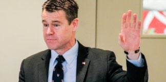Indiana Senator Todd Young reacted to the Venezuela operation over the weekend.(Photo/Brandon Smith via WFYI)