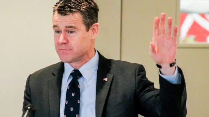 Indiana Senator Todd Young reacted to the Venezuela operation over the weekend.(Photo/Brandon Smith via WFYI)