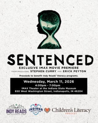 Produced and narrated by Steph Curry, "Sentenced" is a documentary about the illiteracy crisis in America. (Graphic provided/Indy Reads)