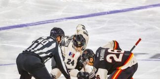 Indy Fuel Feb 2026 hockey game against Iowa.