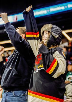 Indy Fuel Feb 2026 hockey game against Iowa.