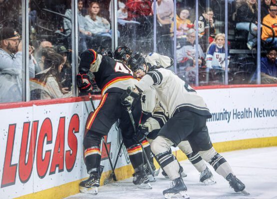 Indy Fuel Feb 2026 hockey game against Iowa.