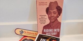 Books for Women's History Month for adults. (Photo/Terri Schlichenmeyer)