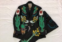 “Bigfoot and Armadillo Suit,” created by Jerry Lee Atwood. (Loan Courtesy of Chris Purcell)