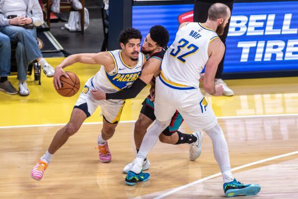 Memphis Grizzlies at Indiana Pacers NBA basketball game in March of 2026 in Indianapolis, Indiana.